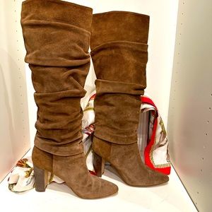 Manolo Blahnik suede boots